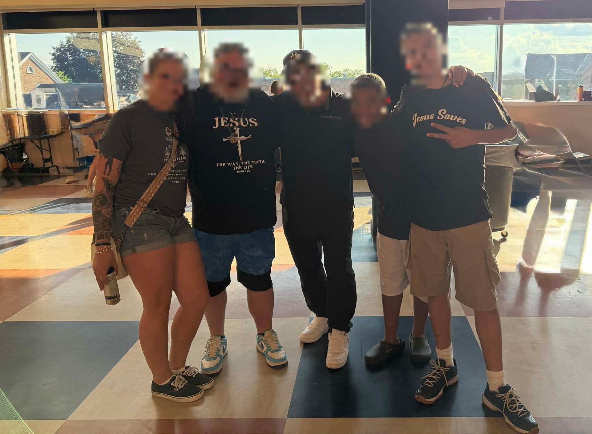 group indoors